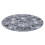 Carpet CONCRETE circle grey circle 100 cm 3