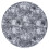 Carpet CONCRETE circle grey circle 100 cm 2