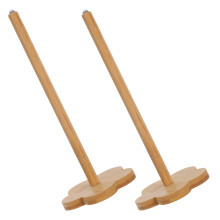 2 stück holzflügel-spinnrad zum handspinnen von vlies zu garn