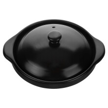 japanischer keramiktopf mit griff für eintöpfe und bibimbap