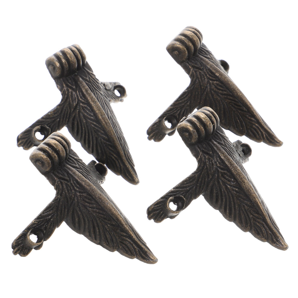 4 Set Vintage Zinc Alloy Cabinet Feet, Sturdy Metal Legs For Furniture 3254022725435