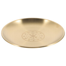 witch altar tray metal jewelry plate trinket display holder