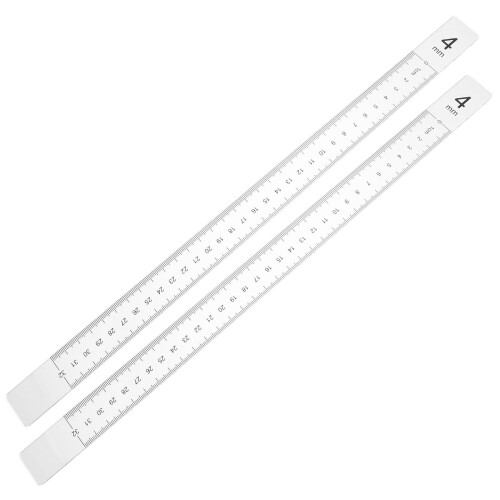 biscuit balance ruler with scale for rolling pin and measuring dough strips