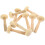 10pcs Wooden Ink Roller for Printmaking Drawing Tool 9