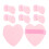 50pcs Makeup Loose Powder Face Cosmetic Tools 1