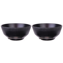 2 pcs imitation porcelain hot pot dipping sauce bowl set