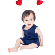 8pcs Heart Headband and Hair Clip Set for Party Holidays Festival