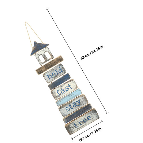 creative wooden lighthouse welcome sign mediterranean style board 1