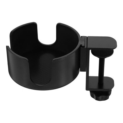 desk cup holder clamp for table edge storage rack