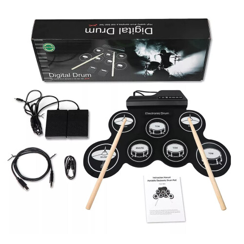 electronic roll-up drum kit portable pad for beginners