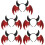 5pcs Halloween Bat Headband Cosplay Wing Horn 8