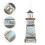 creative wooden lighthouse welcome sign mediterranean style board 5