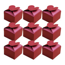 50pcs Heart Candy Boxes Paper Gift Containers Party Supplies