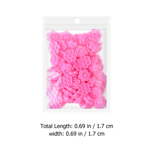 100pcs grafting false eyelash glue cup tool for eyelash extension 1