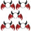 5pcs Halloween Bat Headband Cosplay Wing Horn 10