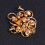 30pcs Brass Rotate Rivet Studs for Leathercraft 6