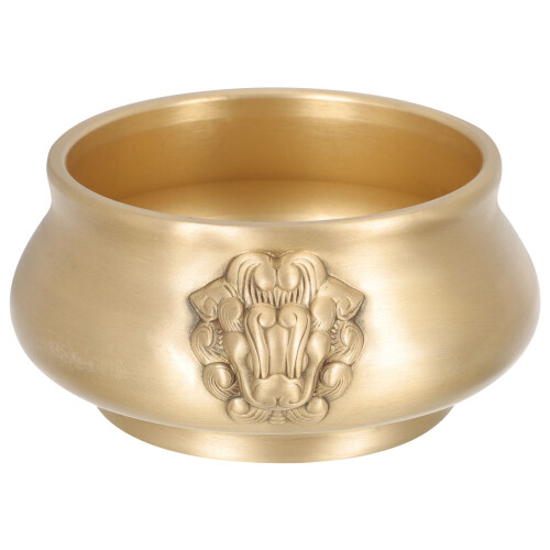 Treasure Basin Brass Bowl Ornament Multi-Functional Censer