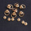 30pcs Brass Rotate Rivet Studs for Leathercraft 4