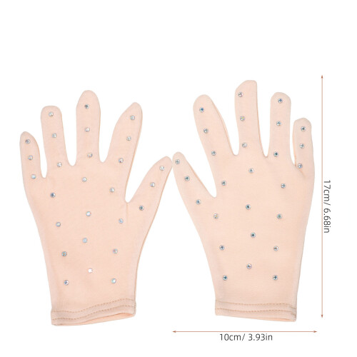 1 pair sequin stage gloves for figure skating party performance 1