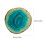 agate stone coaster round geometric heat insulation mug pad 4