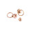 30pcs Brass Rotate Rivet Studs for Leathercraft 7