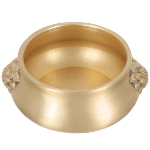 Treasure Basin Brass Bowl Ornament Multi-Functional Censer 2