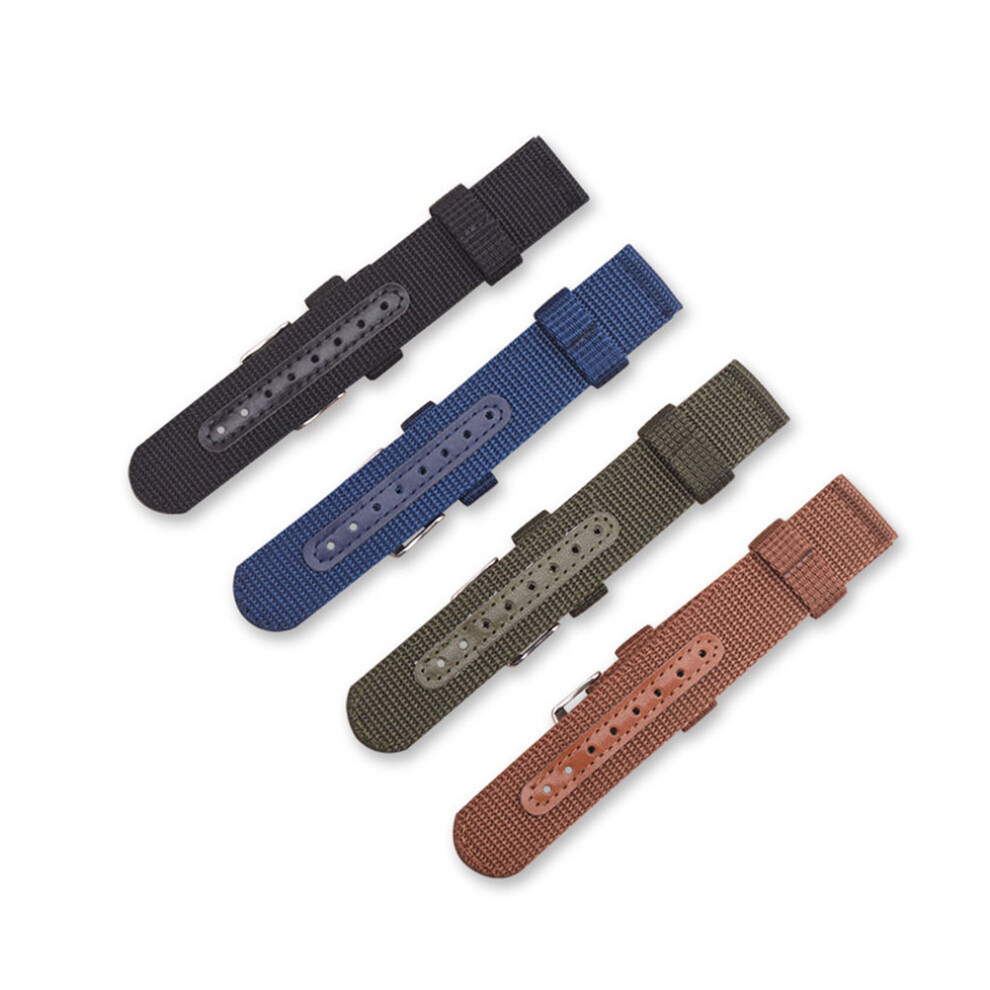 2Pcs 22Mm Nylon Watch Band For Smart Watch + Blue/Green 3261311926602
