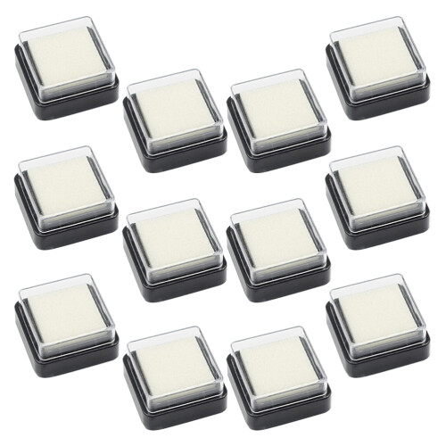 12pcs Office Finger Ink Pads Stamp Pads