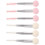 6pcs dual-ended makeup brushes for sponge, eyebrow, and eyelash 7