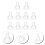 10pcs silicone lamb feeding nipples for milk bottles 4