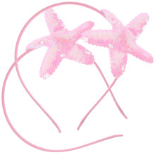 2 Pcs Kids Sequin Headband Sea Star Hairband