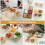 4pcs ceramic monkeys tea pet decorations assorted colors 10