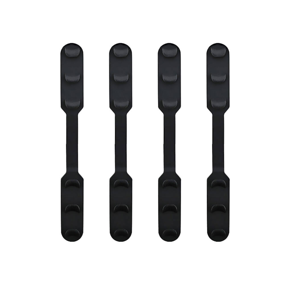 4Pcs Adjustable Mask Band Buckles Black For Men And Women 3254022788287