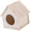 hamster wood house hideout for small animals sleeping 4