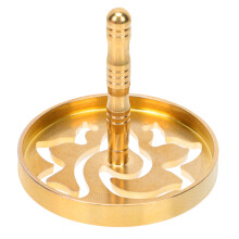 1Pc Durable Golden Copper Incense Shaping Mold Tea Room Accessory