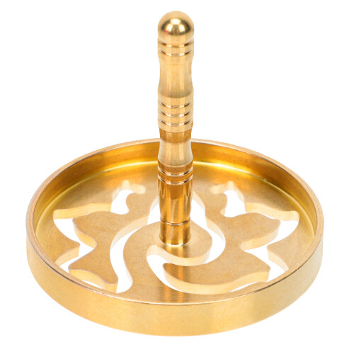 1Pc Durable Golden Copper Incense Shaping Mold Tea Room Accessory