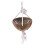 Coconut Shell Swing Toy with Rope & Bead Chain 6