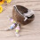 Coconut Shell Swing Toy with Rope & Bead Chain 7
