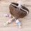 Coconut Shell Swing Toy with Rope & Bead Chain 9
