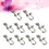 10pc Stainless Steel U Shaped Snap Shackle with Large Bail 9