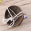 Coconut Shell Swing Toy with Rope & Bead Chain 3