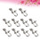 10pc Stainless Steel U Shaped Snap Shackle with Large Bail 6