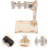 4Ensembles Jeu Stem Éducatif DIY Bois Plastique Kaki 11