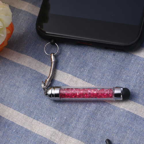 5pcs capacitive rhinestone pens for phones tablets assorted colors 2