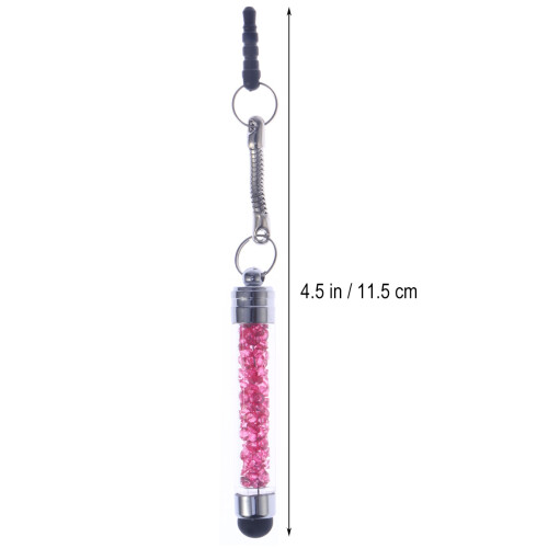 5pcs capacitive rhinestone pens for phones tablets assorted colors 1