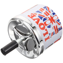 metal ashtray with lid automatic extinguishing decorative tray