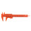 5pcs 8cm mini vernier caliper metric plastic sliding pocket ruler 1