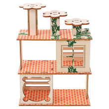 wooden hamster house hideout for squirrels guinea pigs pets