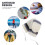 1 Pair Gloves White Knitting Clamshell Skateboard Laptop 8