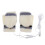 1 Pair Gloves White Knitting Clamshell Skateboard Laptop 1
